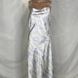 Holzweiler Eile Print Slip Dress • Size M • Lilac • Women's Midi Dress